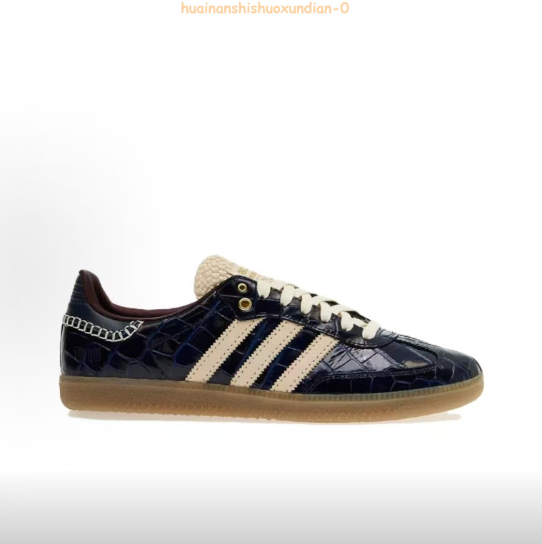 Wales Bonner x adidas Samba OG Collegiate Navy Wonder White JH9825 Unisex
