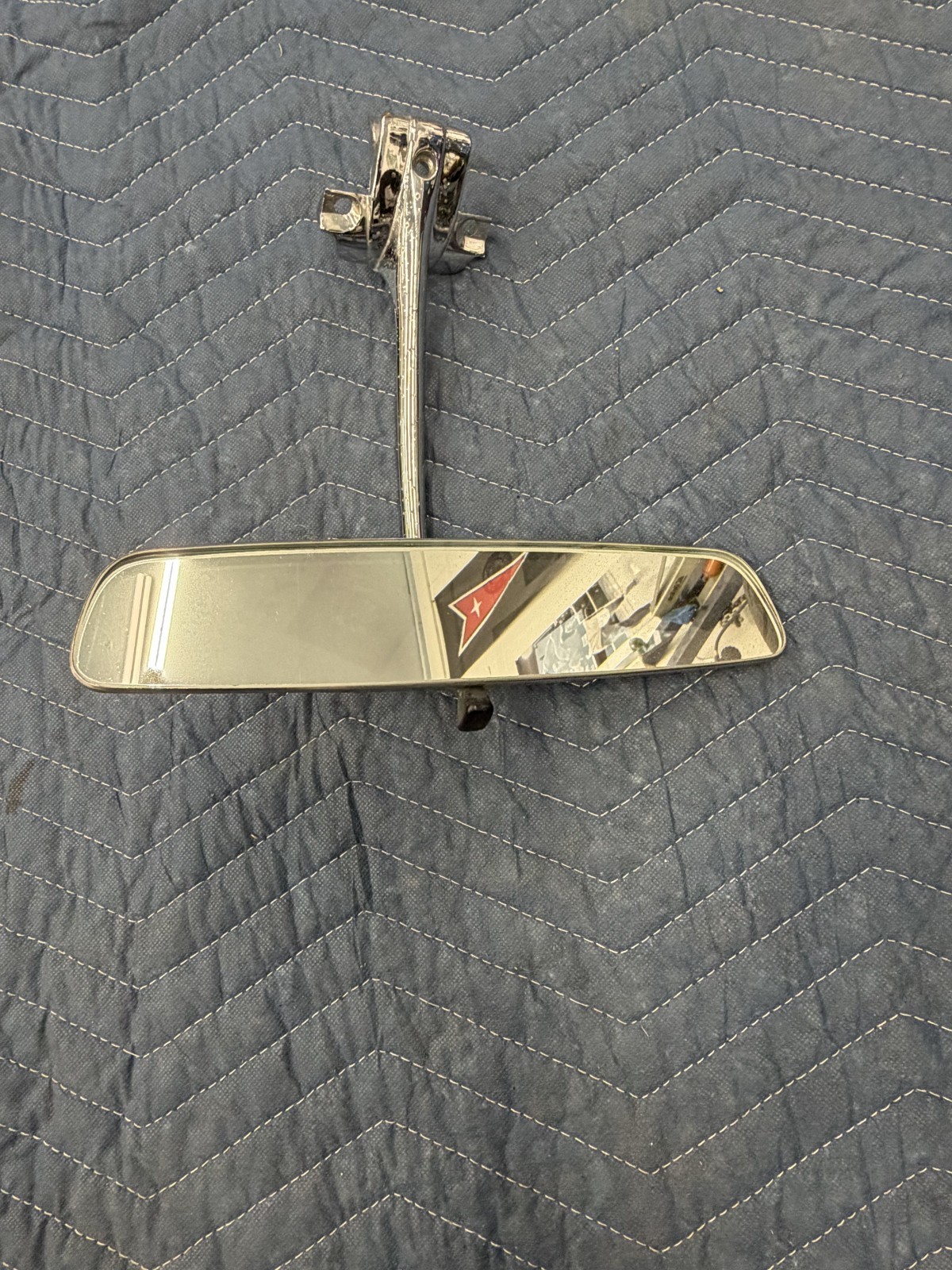1963-64 GM OEM CONVERTIBLE PONTIAC BONNEVILLE REAR VIEW MIRROR  FULL SIZE CHEVY