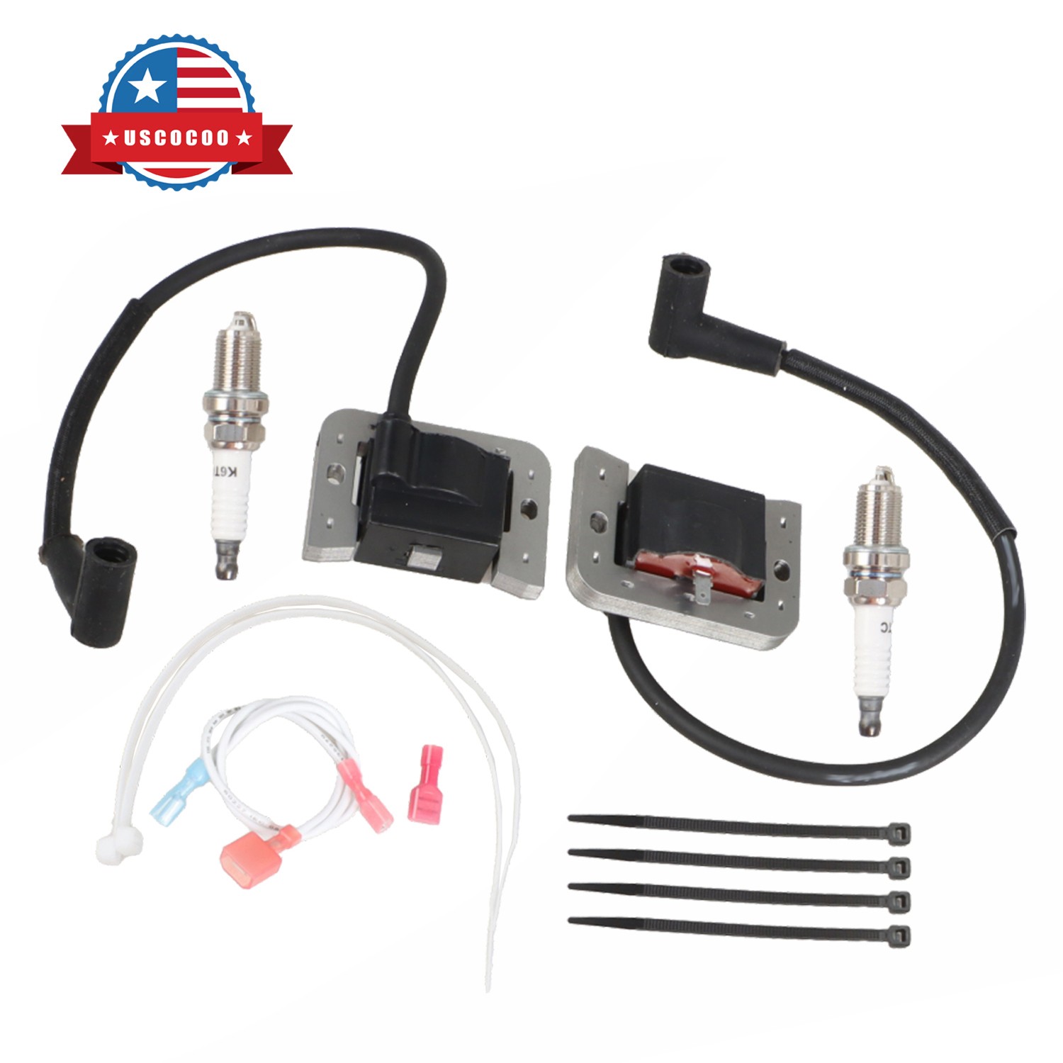 2Pcs Ignition Coil sui for Kohler 32-707-01-S 25-707-03-S MDI Module Conversion