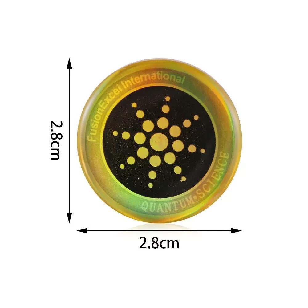 Quantum Anti Radiation Shield 5G EMF Protection Sticker For Cell Phone Laptop PC Quantum Anti Radiation Shield 5G EMF Protection Sticker For Cell Phone Laptop PC