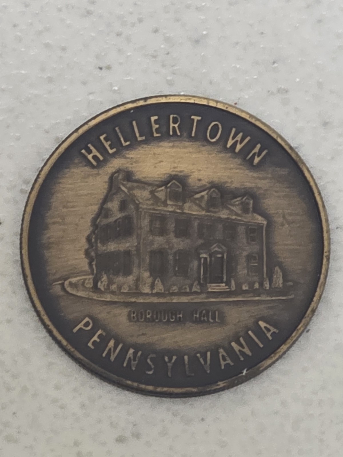 Hellertown Pennsylvania 1872-1972 Centennial Medallion Hellertown Pennsylvania 1872-1972 Centennial Medallion