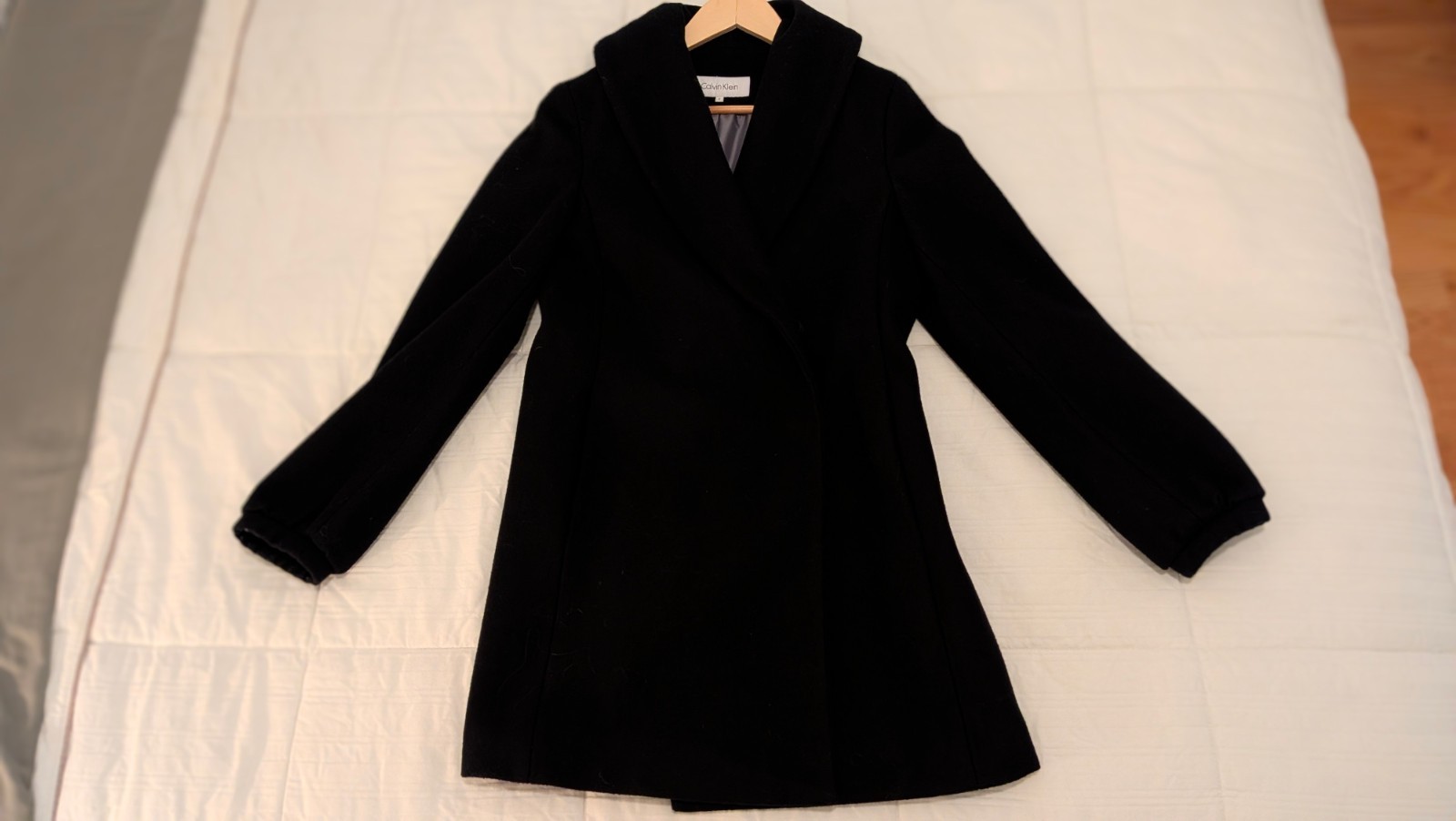 Vintage Calvin Klein Long Coat. Wool. Vintage Calvin Klein Long Coat. Wool.