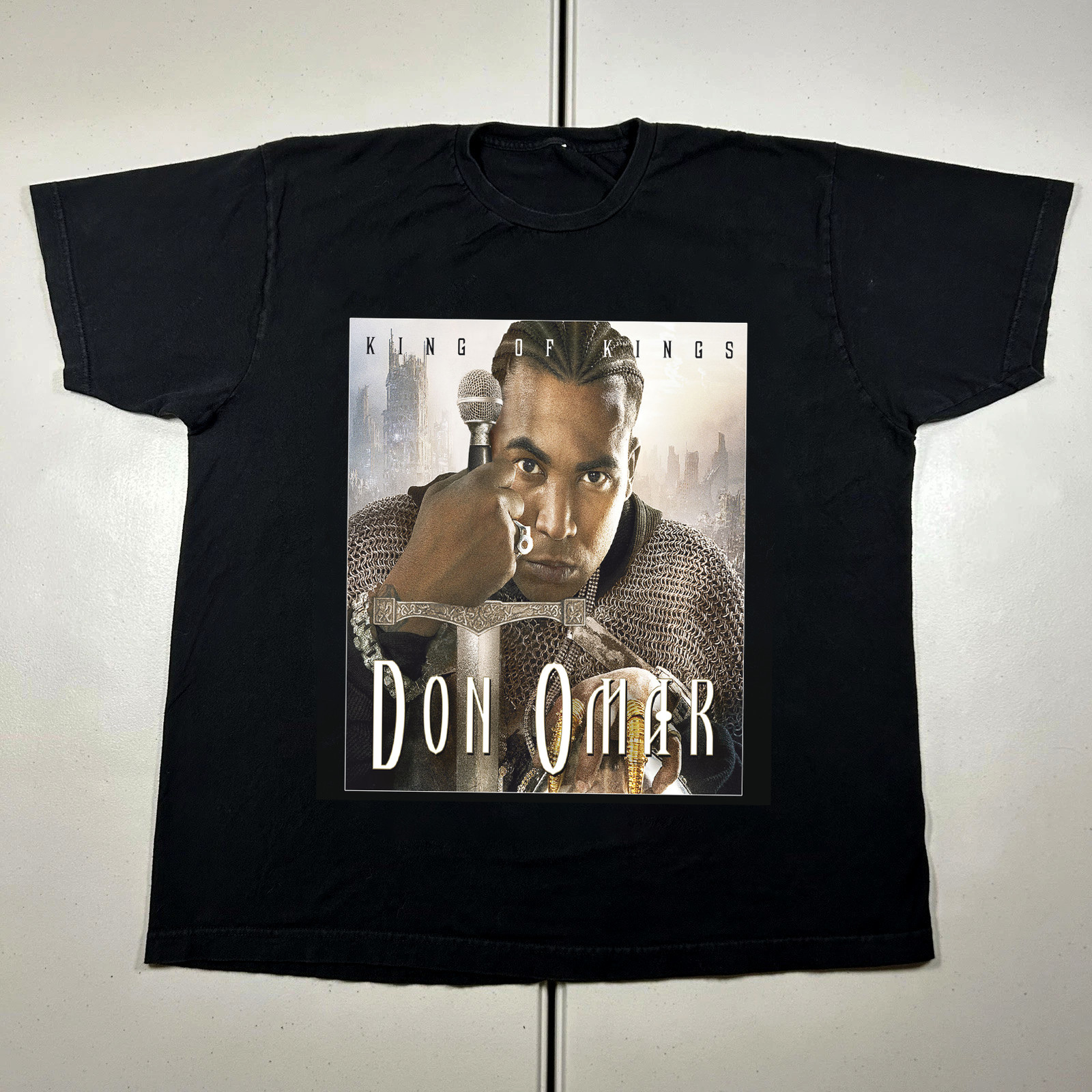 VTG Don Omar King Of Kings 10th Anniversary Black S to 5XL Unisex Shirt