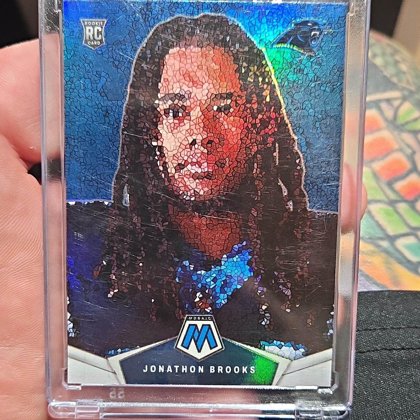 Panini Mosaic 2024 Jonathon Brooks RC Micro Mosaic Insert #MM-JBS Panthers Panini Mosaic 2024 Jonathon Brooks RC Micro Mosaic Insert #MM-JBS Panthers