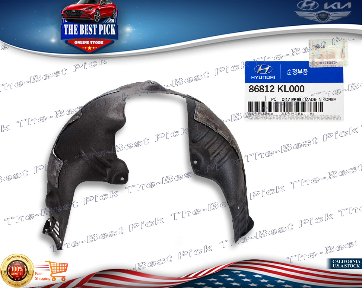 ⭐GENUINE⭐ HYUNDAI IONIQ-6 2023-24 FRONT Fender Liner Right Passenger 86812KL000 ⭐GENUINE⭐ HYUNDAI IONIQ-6 2023-24 FRONT Fender Liner Right Passenger 86812KL000