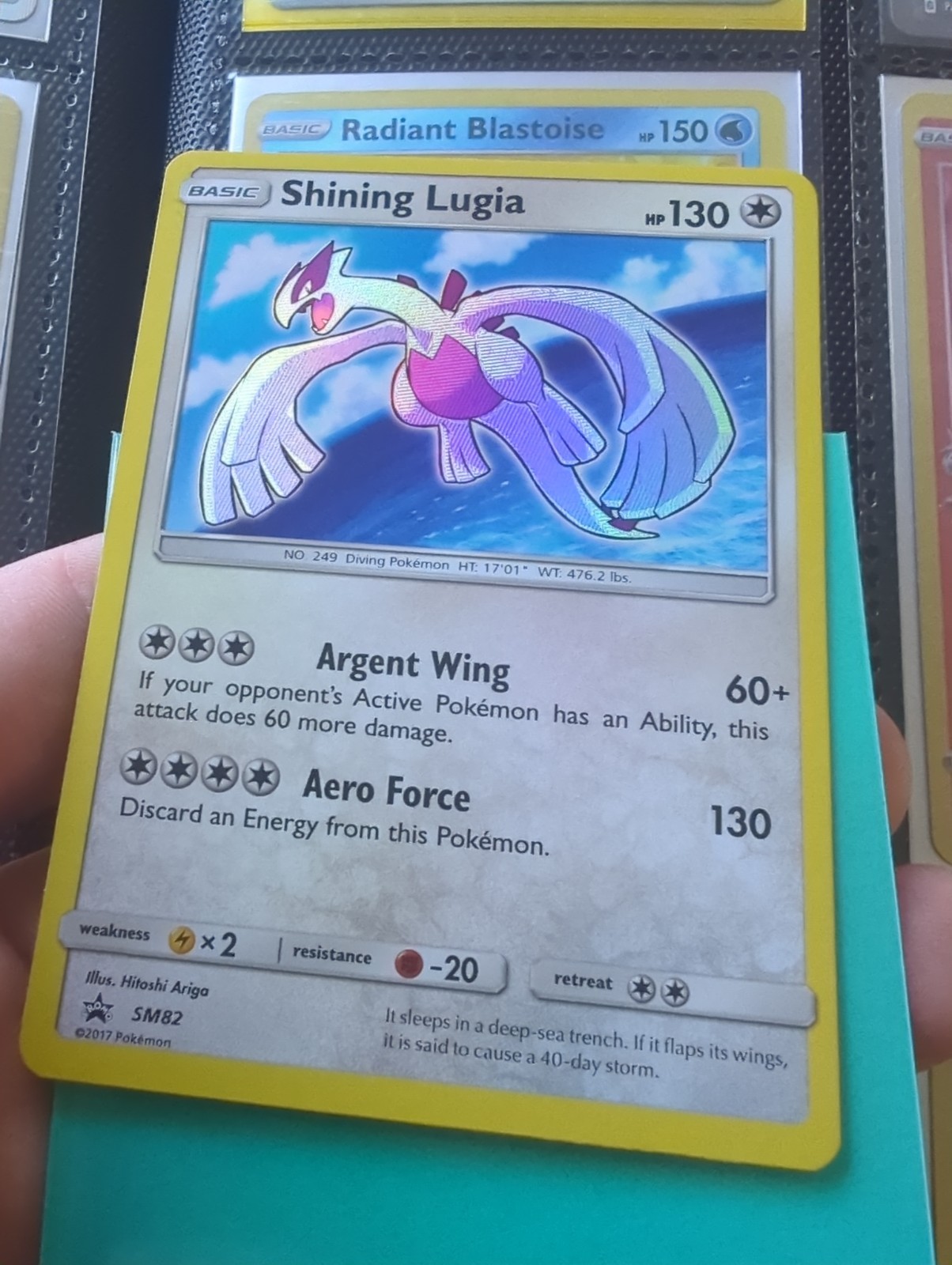Shining Lugia SM82 Sm Holo Shining Lugia SM82 Sm Holo