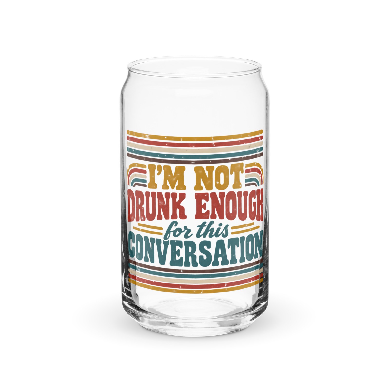 Pint Glass Vintage. 1970\'s Style Barware. Beer Can Pint Glass Pint Glass Vintage. 1970\'s Style Barware. Beer Can Pint Glass