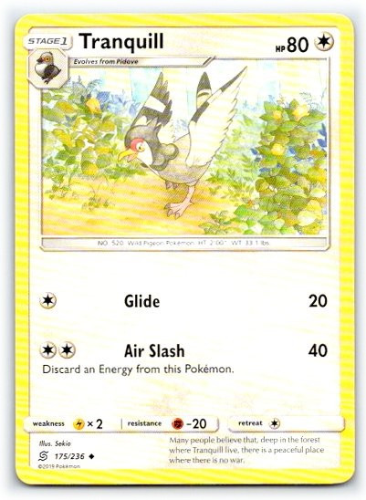 Tranquill 175/236 ~ English Near Mint