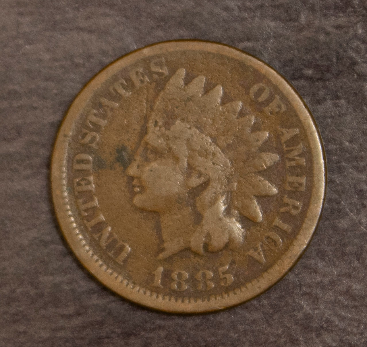 1885 Indian Head Cent ...................Lot 7096 1885 Indian Head Cent ...................Lot 7096