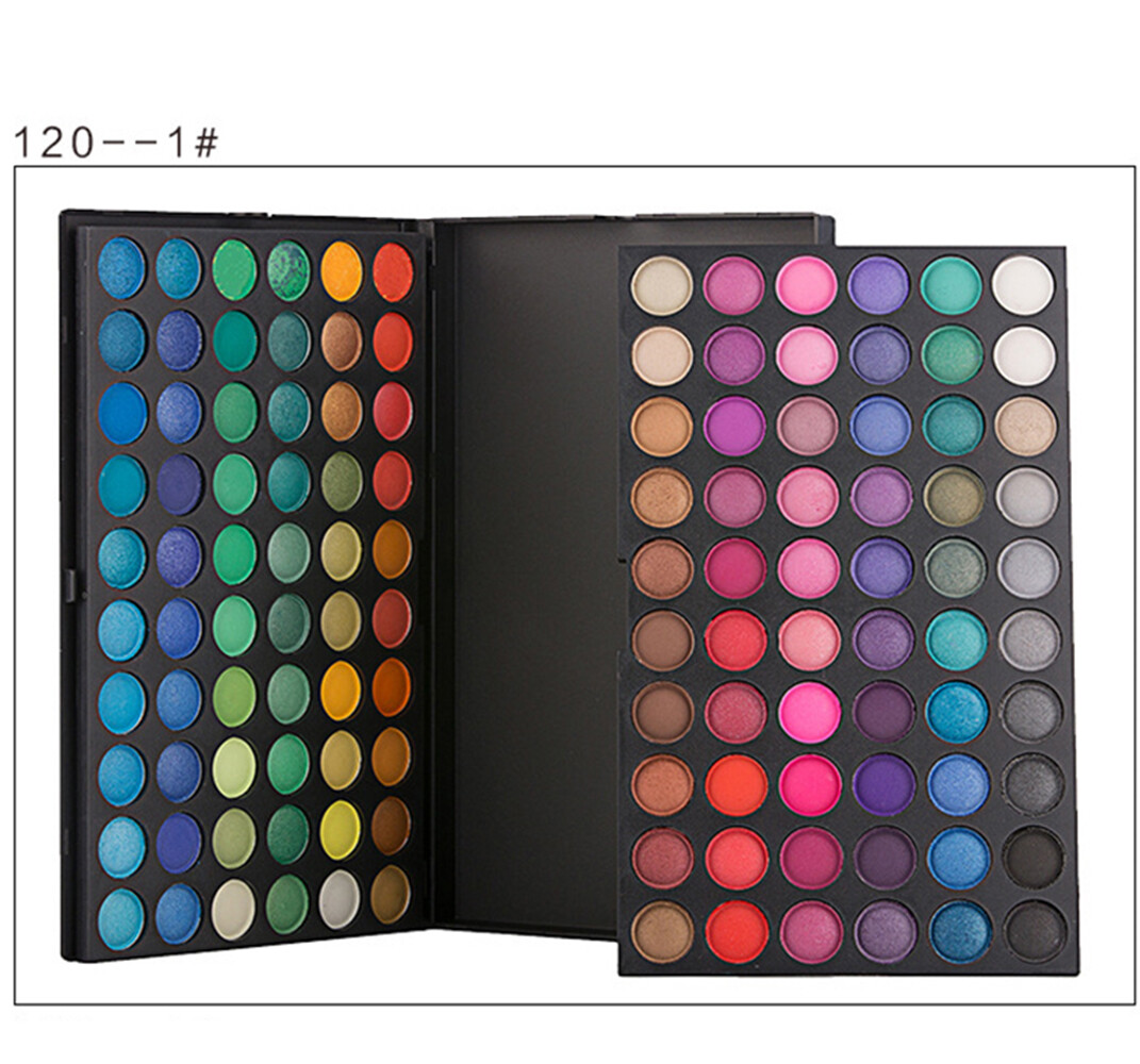 120 Color Pro 5 Kind Fashion Eyeshadow Palette Shimmer Eye Shadow Makeup Set