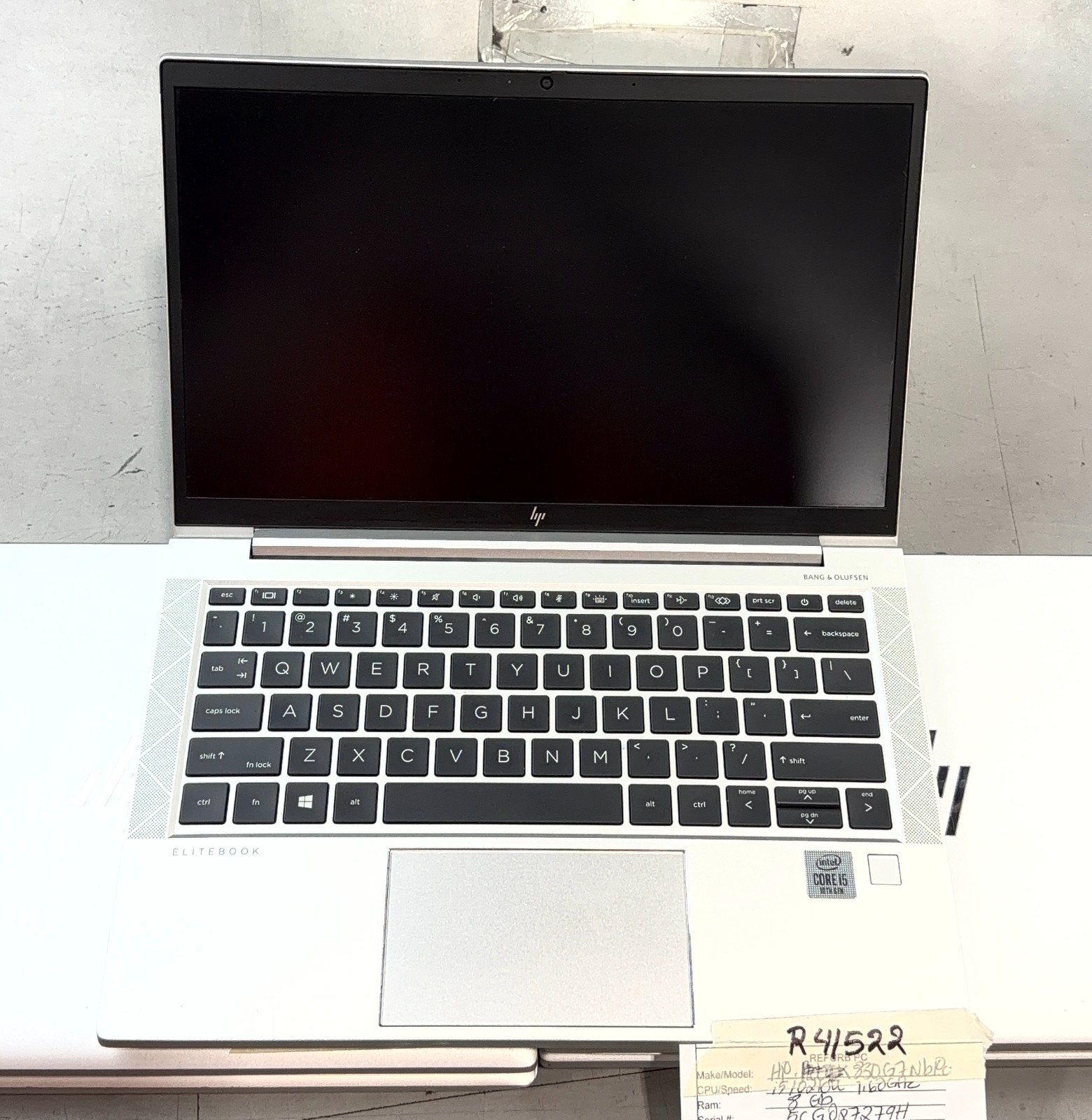 (Lot of 5) HP Elitebook MIX / MIX GEN / MIX RAM / NO SSD -RL6677