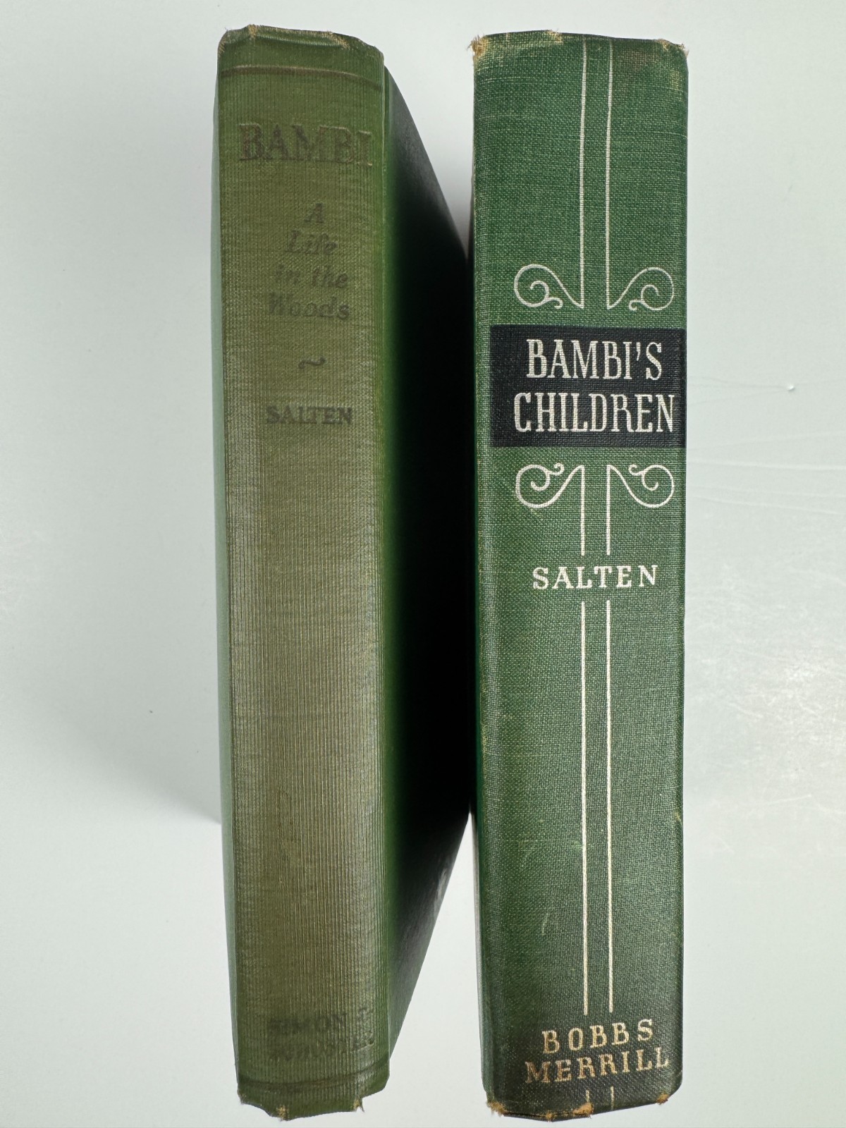 Felix Salten Bambi 2-Book Collector Set Disney Classic Vintage Hardcover Felix Salten Bambi 2-Book Collector Set Disney Classic Vintage Hardcover