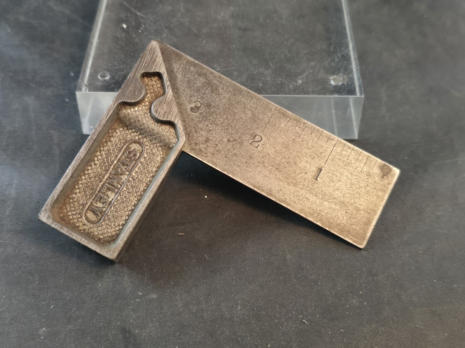 Vintage Stanley All Metal Try Square 3” Super Rare Size USA Vintage Stanley All Metal Try Square 3” Super Rare Size USA