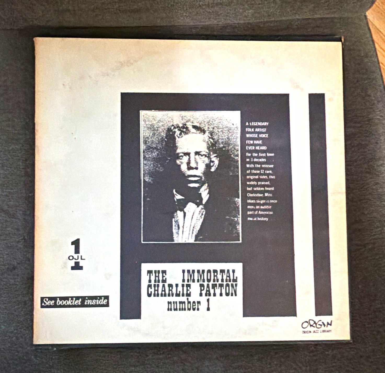 Charley Patton The Immortal Charley Patton No. 1 OJL-1 12\ Charley Patton The Immortal Charley Patton No. 1 OJL-1 12\