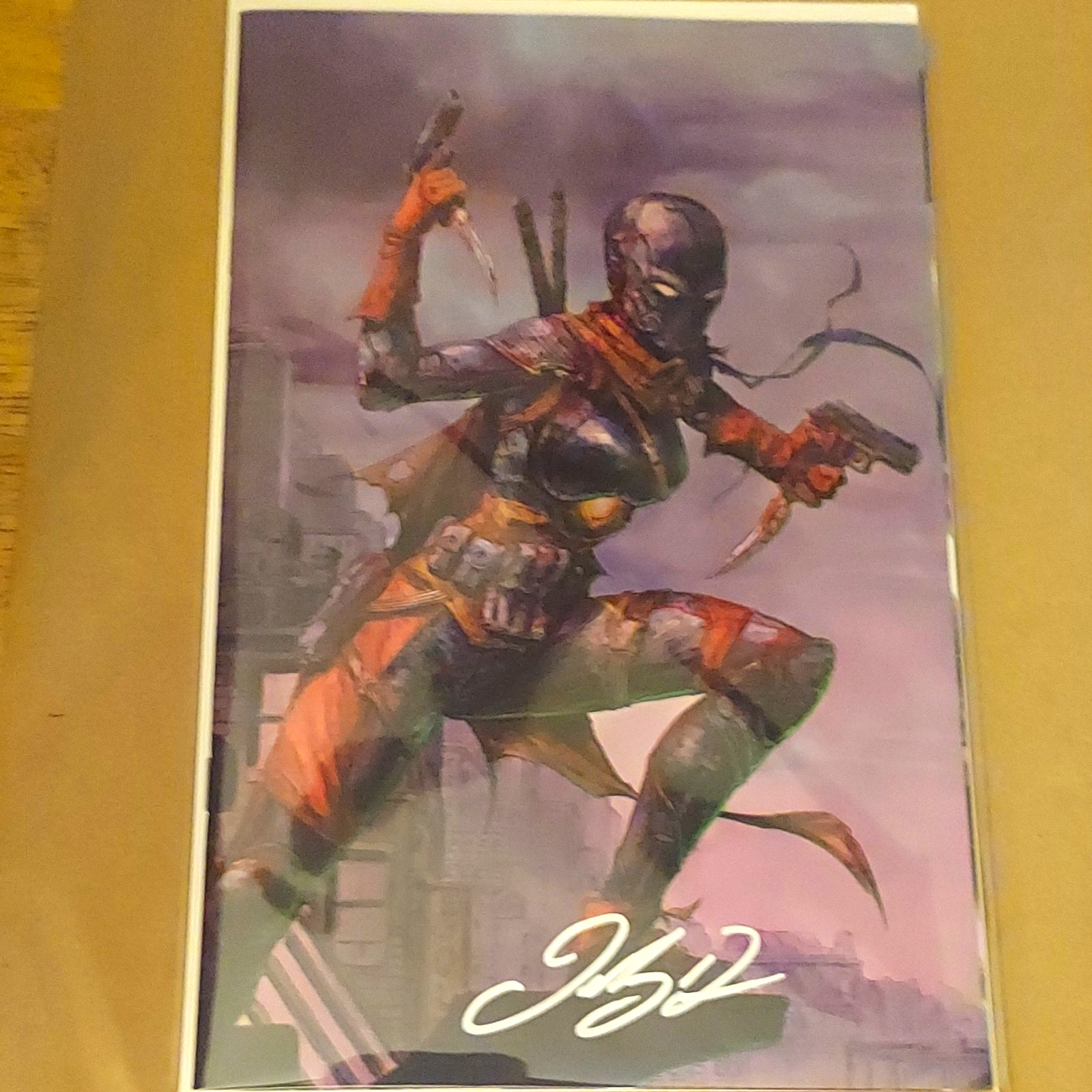 SIGNED Final Boss #3 Virgin Variant Cover by Johnny Desjardins w/ COA SIGNED Final Boss #3 Virgin Variant Cover by Johnny Desjardins w/ COA