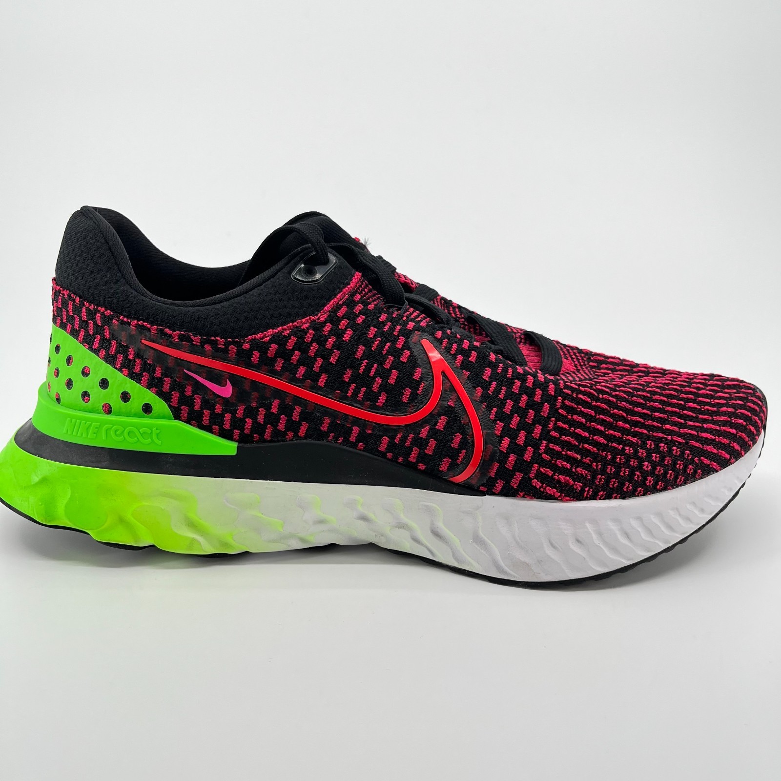 Nike React Infinity Run Flyknit 3 Men Size 11.5 Red Black Running Shoes Sneakers Nike React Infinity Run Flyknit 3 Men Size 11.5 Red Black Running Shoes Sneakers