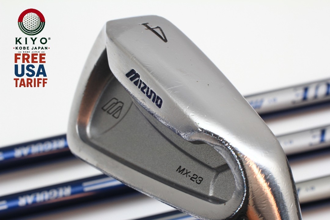 7Pcs MIZUNO MX-23 Iron set 4-5-6-7-8-9-PW Regular Flex EXSAR BLUE RH Irons