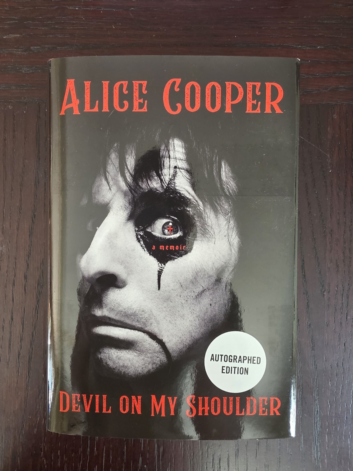 Devil on My Shoulder by Alice Cooper (2026 Hardcover) SIGNED FIRST EDITION