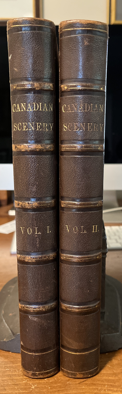 Very Nice 1842 Canadian Scenery 2 Volume Set 