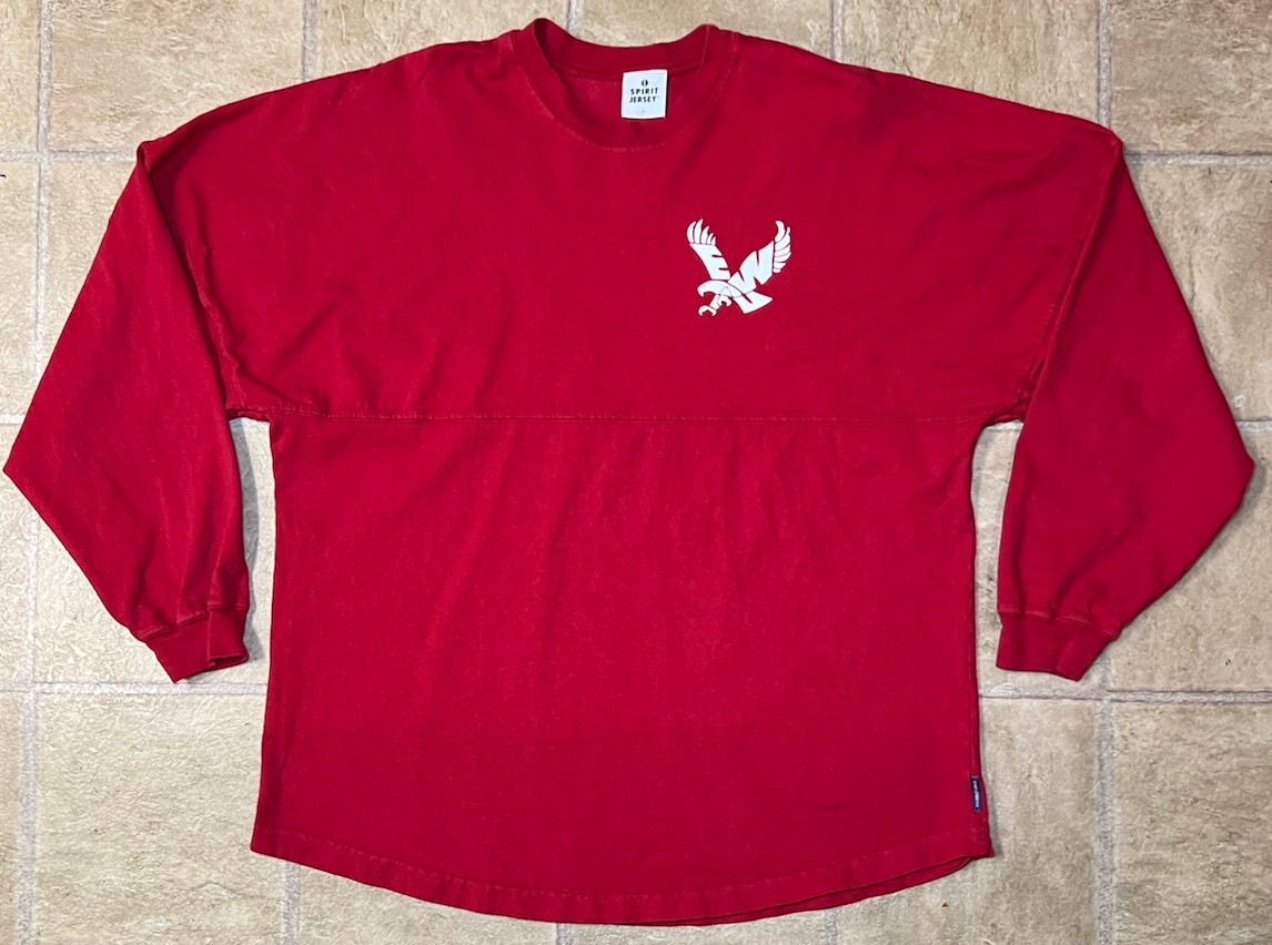 Eastern Washington University Alumni Spirit Jersey Mens Large Red EWU Eagles Eastern Washington University Alumni Spirit Jersey Mens Large Red EWU Eagles