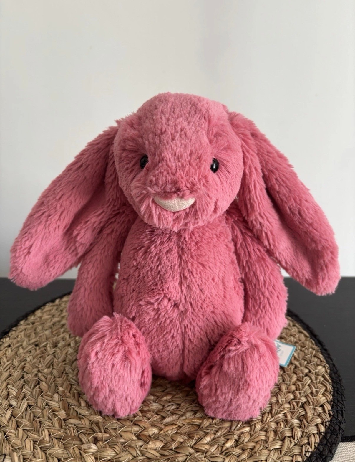AUTHENTIC❗️NWT Jellycat Bashful Cerise Bunny - MEDIUM - RETIRED + HTF