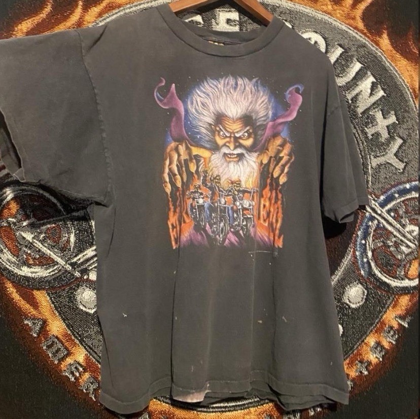 1992 single stitch 3D EMBLEM fear no evil wizard tee 1992 single stitch 3D EMBLEM fear no evil wizard tee