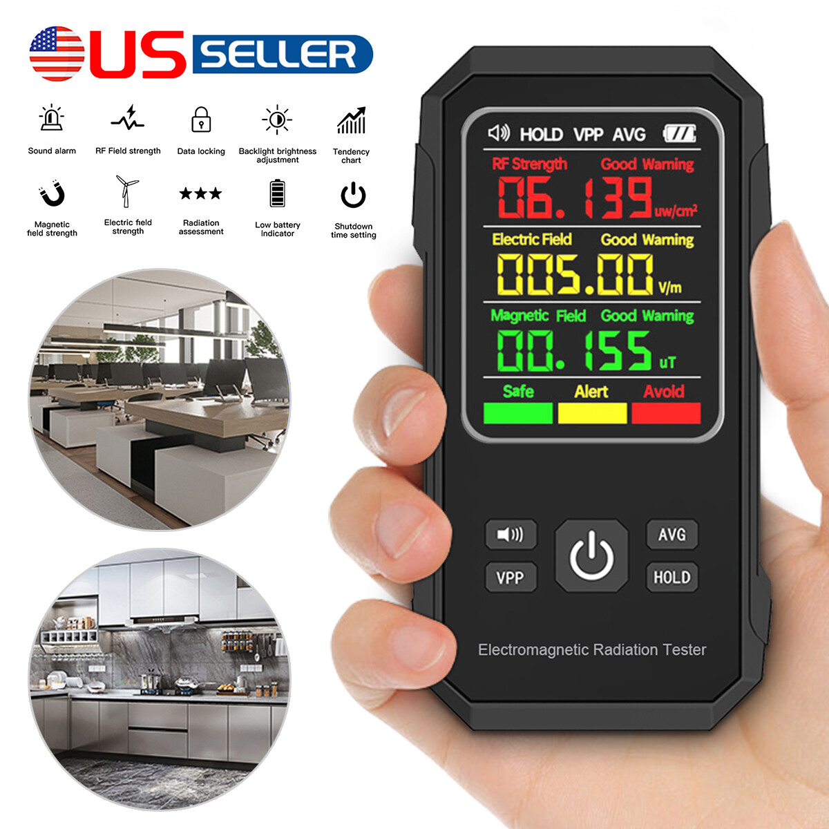 Portable Nuclear Radiation Detector GM Geiger Counter Tube β γ X-Ray Dosimeter Portable Nuclear Radiation Detector GM Geiger Counter Tube β γ X-Ray Dosimeter