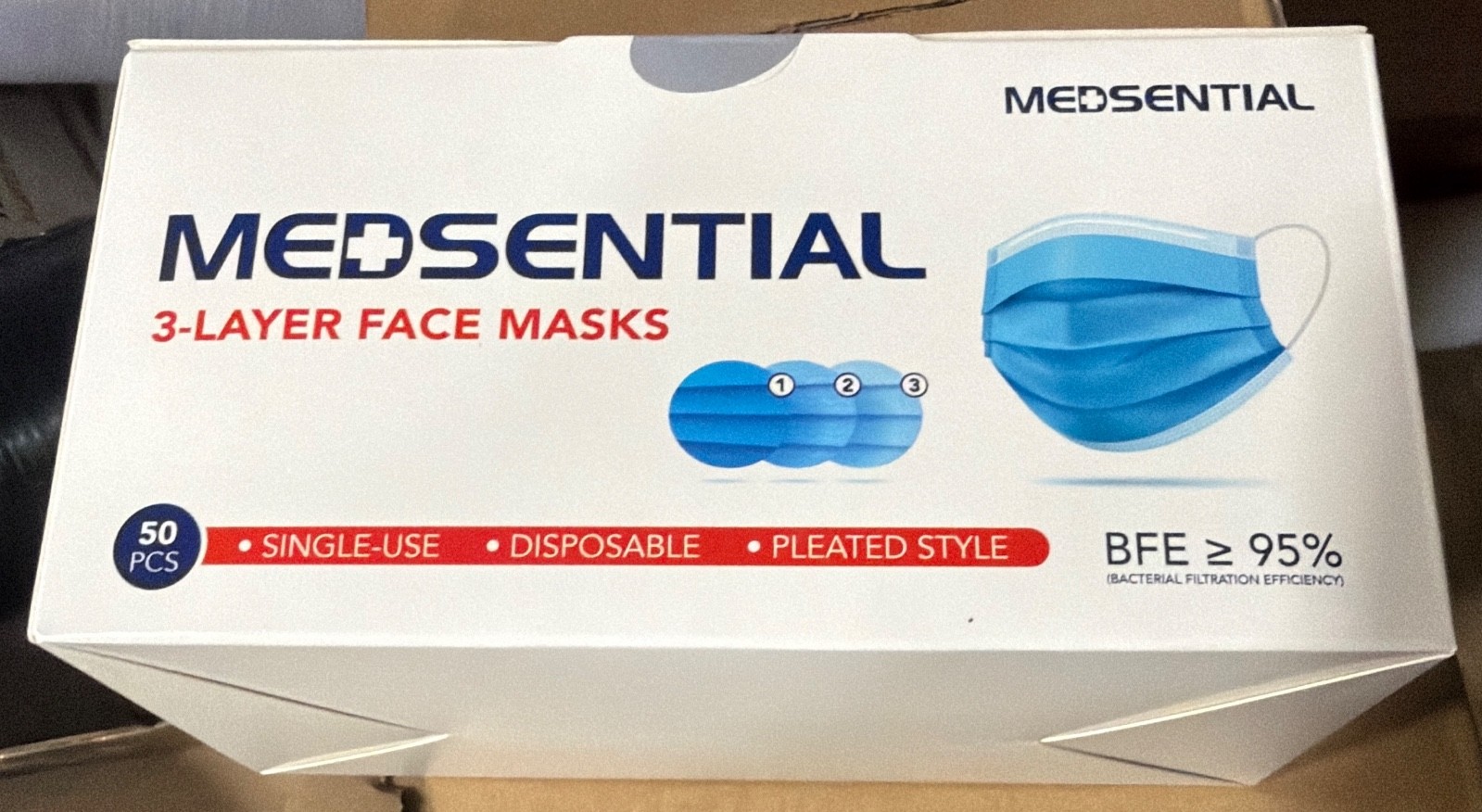 medical medisential 3 layer face masks