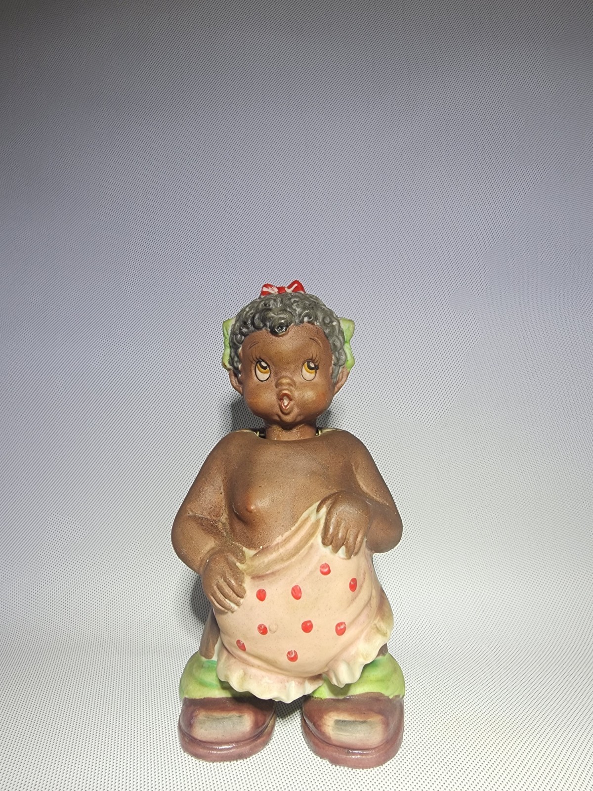 Vintage 1950s Ardalt Lenwile Japan 6530 B Black Americana Girl Nodder Vintage 1950s Ardalt Lenwile Japan 6530 B Black Americana Girl Nodder