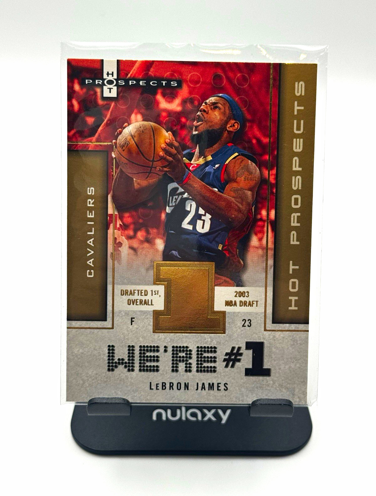 Fleer 2006-07 Hot Prospects We\'re #1 Insert LeBron James #W1-LJ Cavaliers Fleer 2006-07 Hot Prospects We\'re #1 Insert LeBron James #W1-LJ Cavaliers