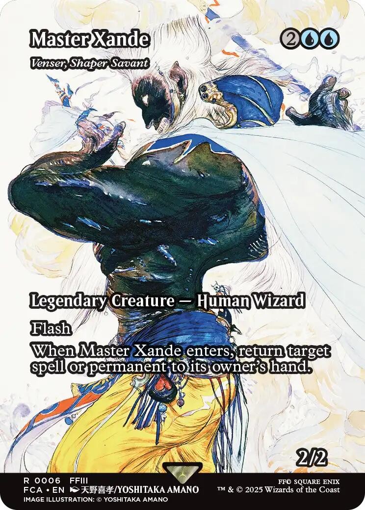 Magic - Master Xande - Venser, Shaper Savant (Showcase) [FCA - 6] NM - NM - EN