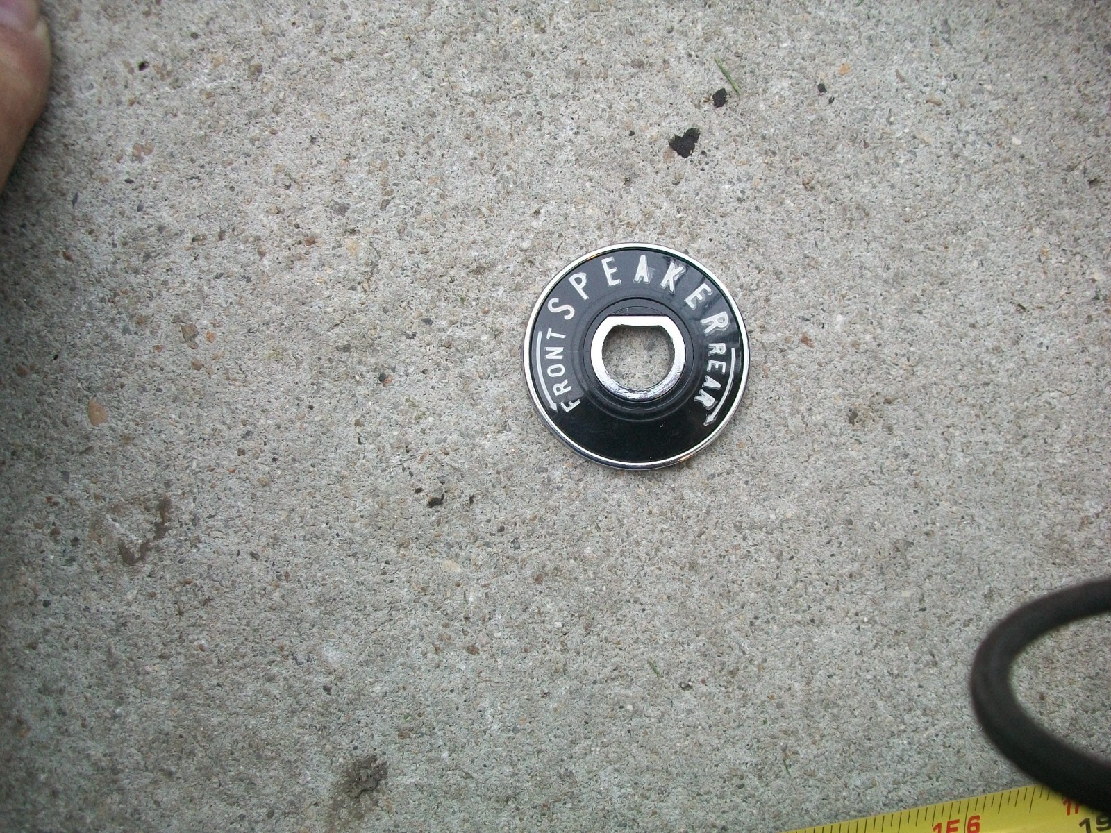 1955-1957 Chevrolet 210 150 Nomad Delray Parkwood RARE Dash Radio Speaker Knob . 1955-1957 Chevrolet 210 150 Nomad Delray Parkwood RARE Dash Radio Speaker Knob .