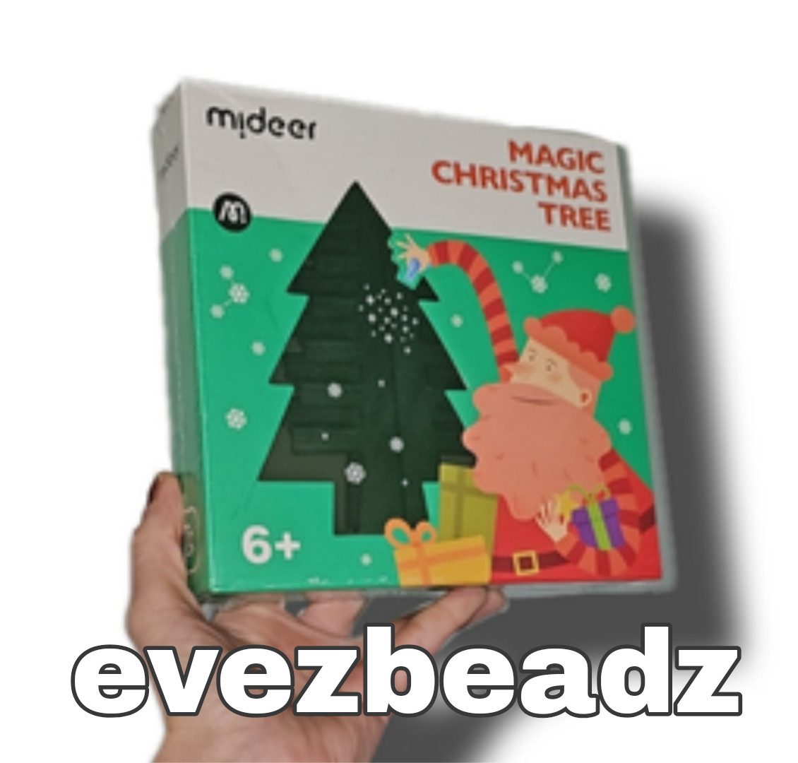 EvezBeadz New Mideer Magic Grow Christmas Tree Kit Nicholas Children\'s Craft