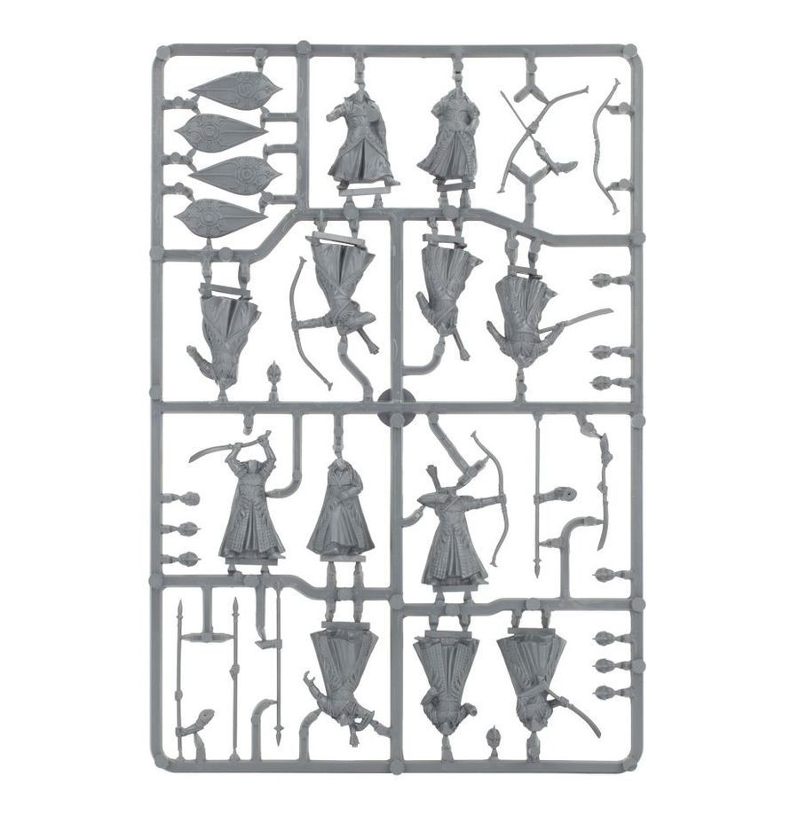 12x Galadhrim Elf Warriors, new on sprue - LOTR, GW Lord of the Rings