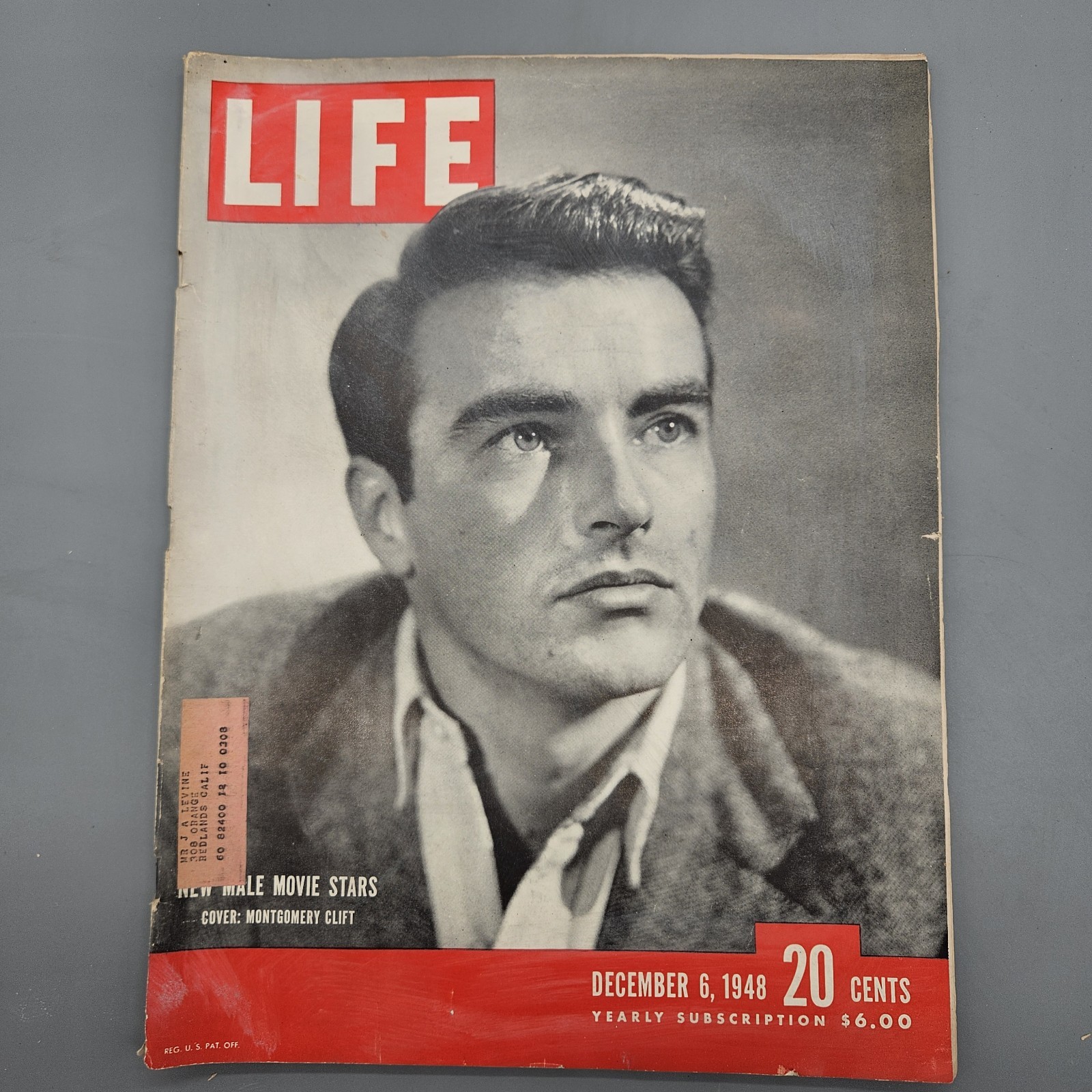Life Magazine December 6, 1948 Montgomery Clift History Advertisements Post WWII Life Magazine December 6, 1948 Montgomery Clift History Advertisements Post WWII