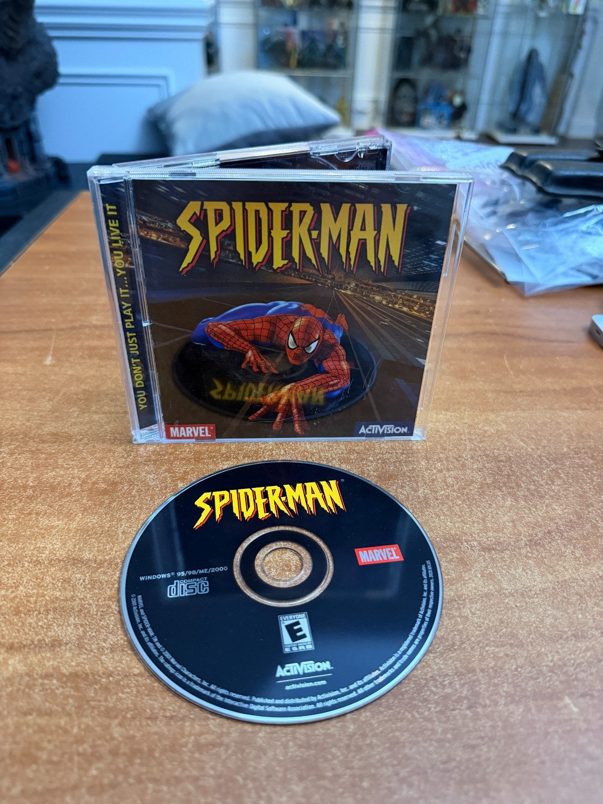 Activision Marvel SPIDER-MAN CD-ROM Game Clean Activision Marvel SPIDER-MAN CD-ROM Game Clean