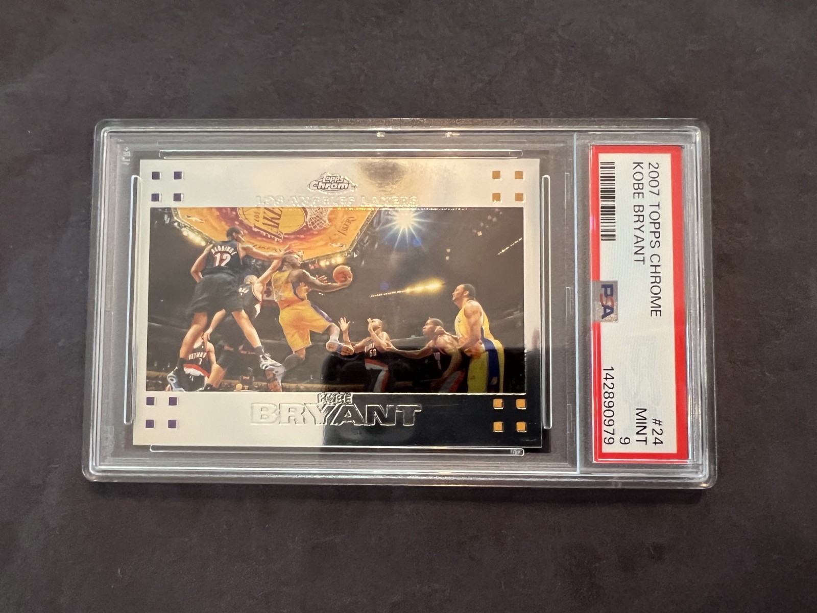 2007-08 Topps Chrome Kobe Bryant PSA 9 - Lakers MVP HOF Champ 2007-08 Topps Chrome Kobe Bryant PSA 9 - Lakers MVP HOF Champ