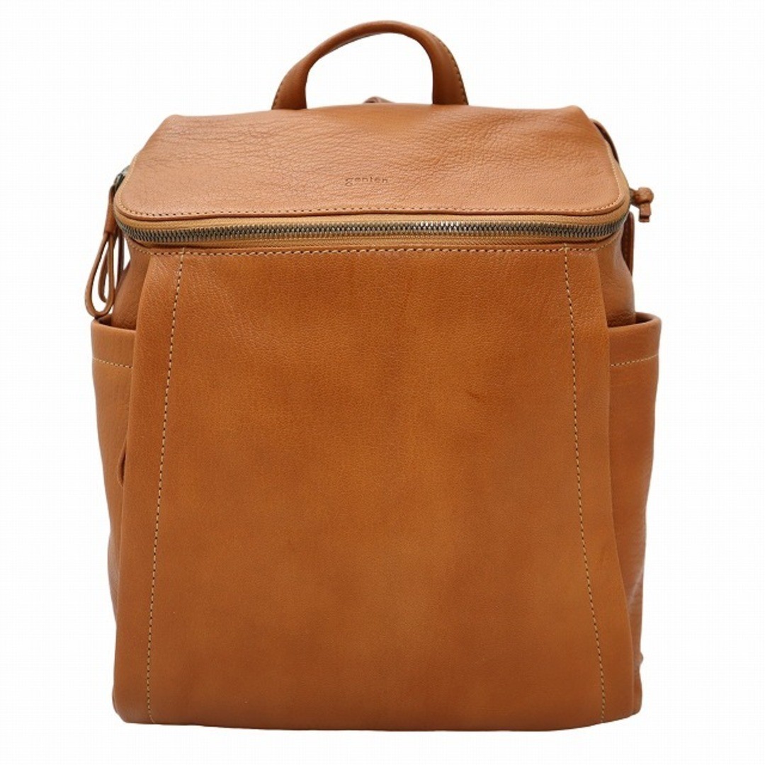 Genten Goat Basic Backpack Cha (orange Brown) Used bb57e4accc571a51796d4df154255