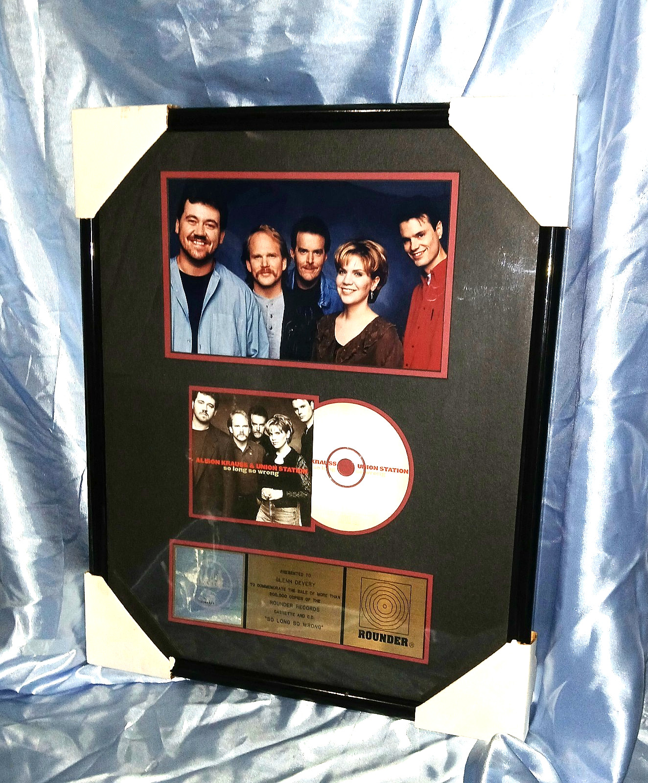 ALISON KRAUSS Riaa Gold Award SO LONG SO WRONG GRAMMY Winner Album Beautiful 🎶