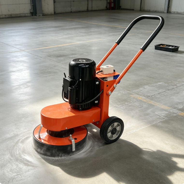 220V Hand-push Concrete Floor Grinder Cement Ground Polishing Machine 0-5mm