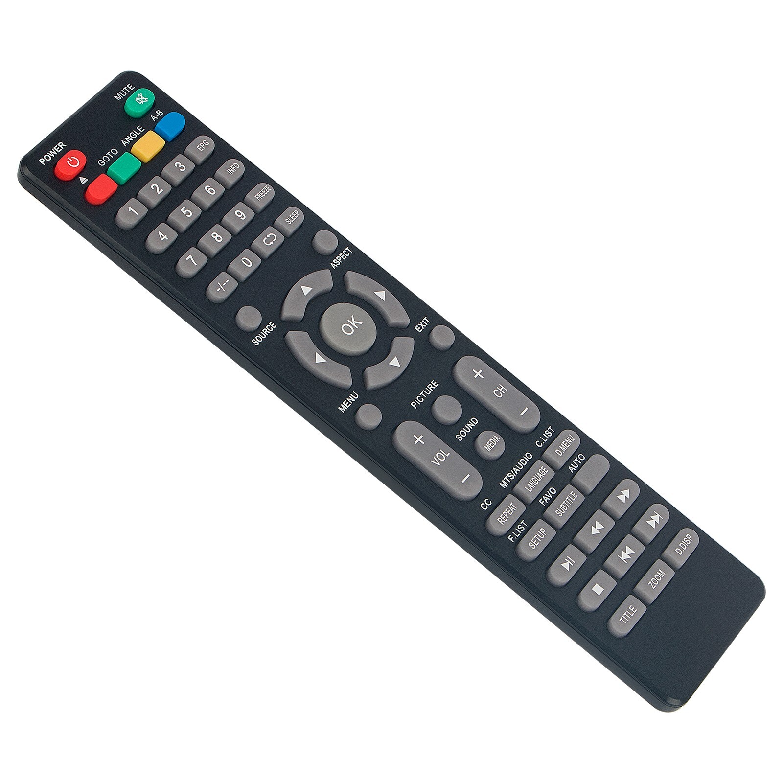 New Replace Remote for Axess TV DVD TVD1805-22 TVD1805-13 TV1701-13 TV1701-32