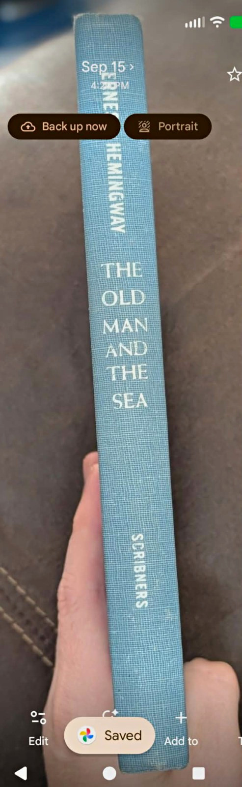 Ernest Hemingway The Old Man and the Sea 1952 first edition 'A' Ernest Hemingway The Old Man and the Sea 1952 first edition 'A'