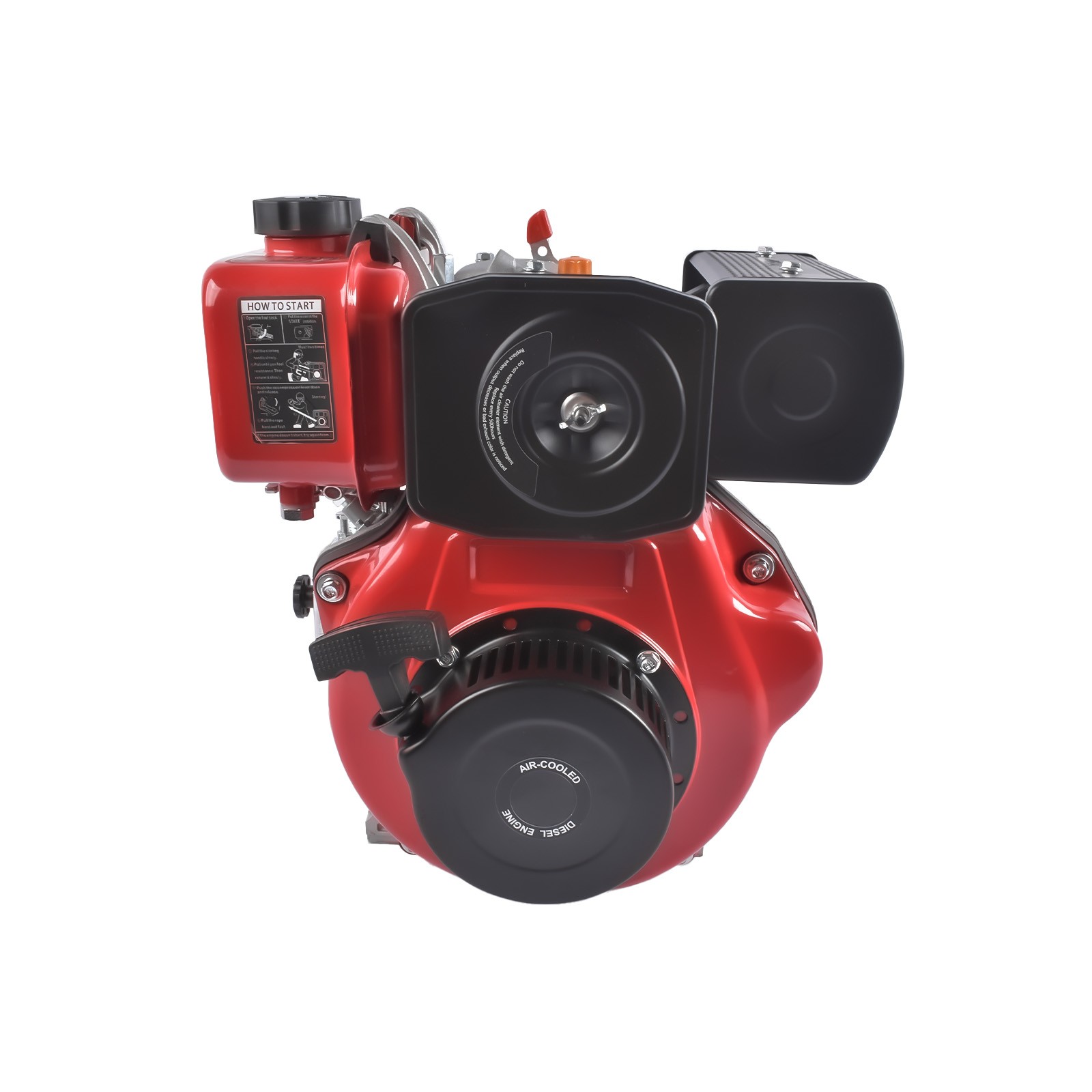 5HP 247CC 4 Stroke Diesel Engine,173F 3600W Heavy Duty Single Cylinder Engine