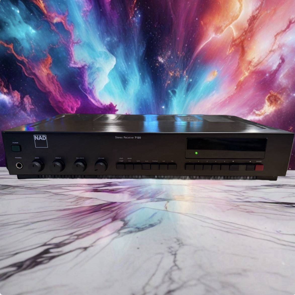 Vintage NAD Model 7120 Stereo Receiver Serviced Works Great Very Rare Reliable🎶 Vintage NAD Model 7120 Stereo Receiver Serviced Works Great Very Rare Reliable🎶