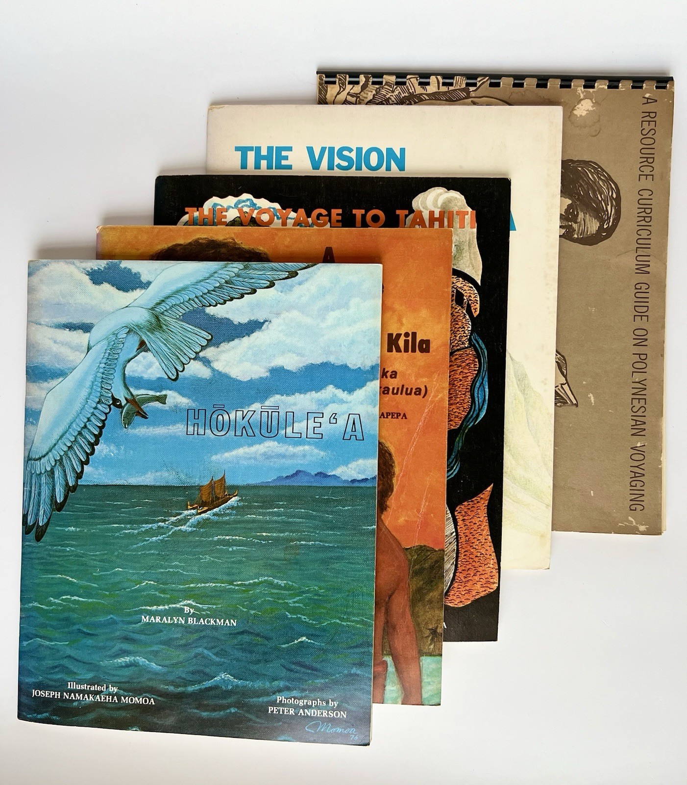 RARE 1976 Polynesian Voyaging Society Complete 5pc Set Hokulea Children's Books