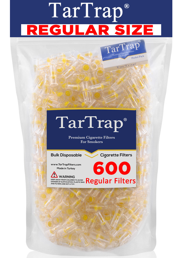 TarTrap Disposable Cigarette Filters Bulk Pack (600 Filters) TarTrap Disposable Cigarette Filters Bulk Pack (600 Filters)
