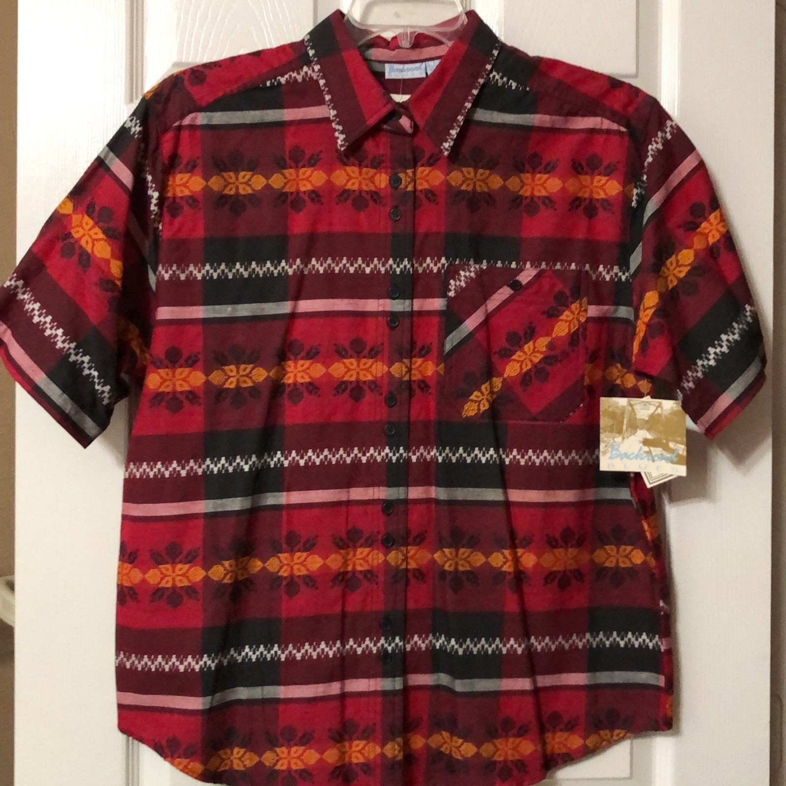 NWT Backroad Blues 90’s Vintage Button Down Top Size Large NWT Backroad Blues 90’s Vintage Button Down Top Size Large