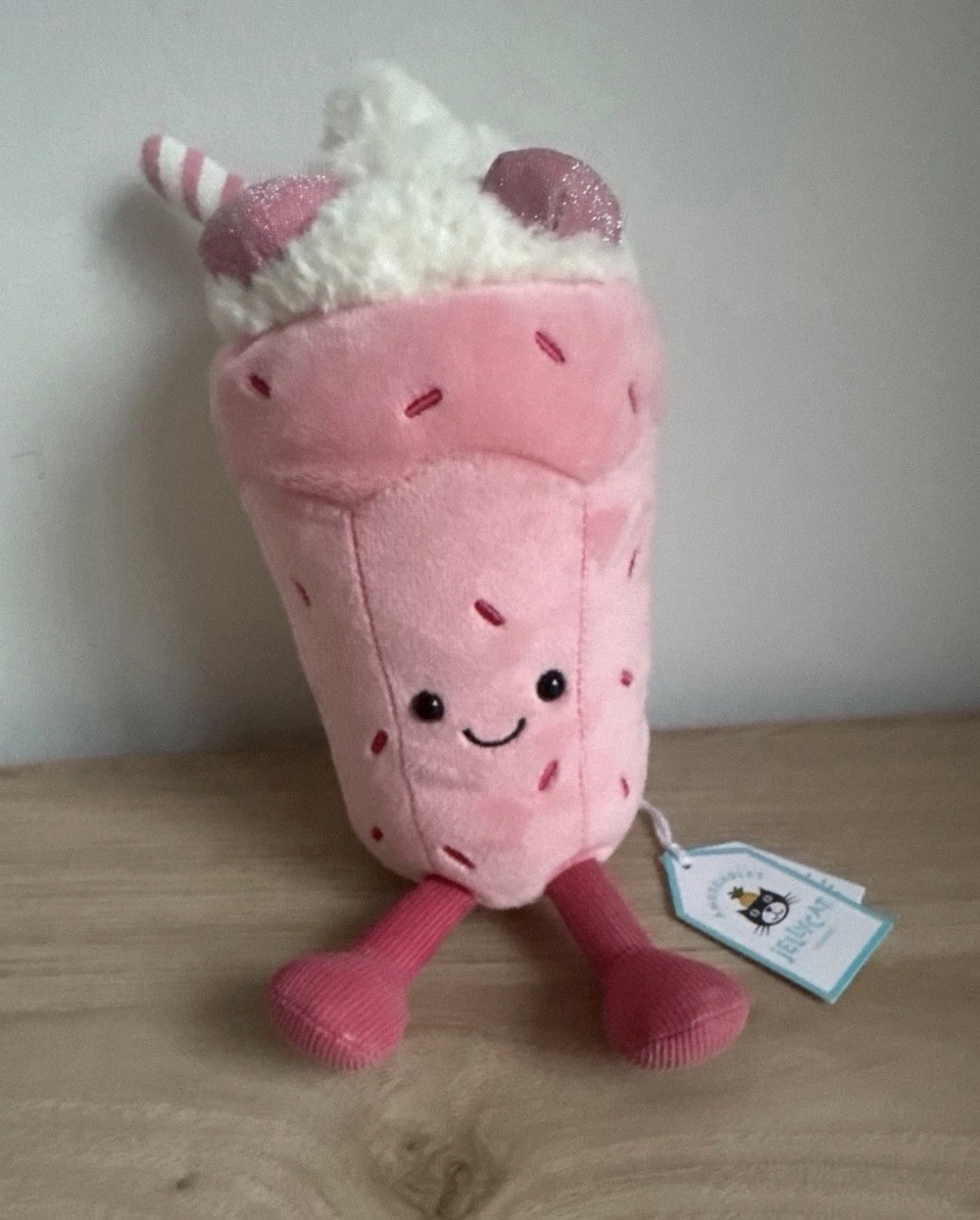 AUTHENTIC Jellycat NYC Diner EXCLUSIVE Bubbeca Milkshake  shipping from US