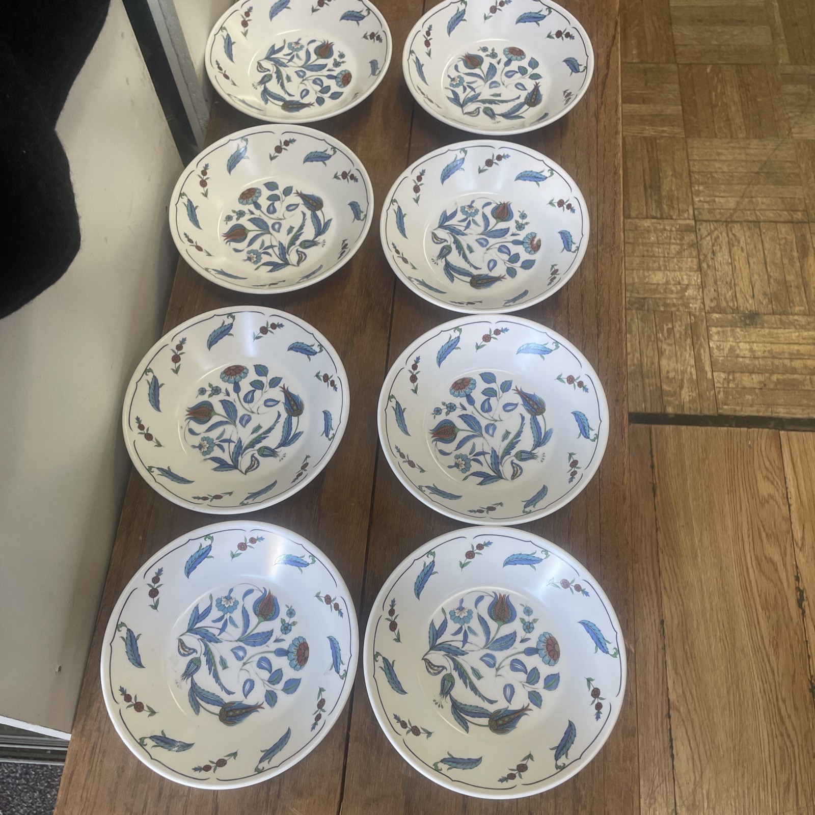 Noritake Progression Turquoise 9074 1970s MCM Fruit Desert Bowls Bowl Set 8 Noritake Progression Turquoise 9074 1970s MCM Fruit Desert Bowls Bowl Set 8