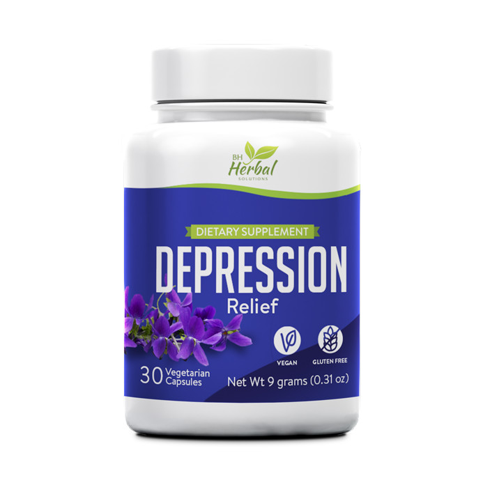Depression Relief - Mood Enhancer - Naturally Feel Upbeat - Anti Depression Pill